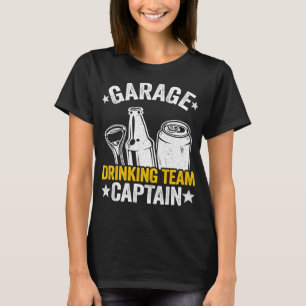 Camiseta Funny Beer Garage Drinker Garage Dragage Team Cap