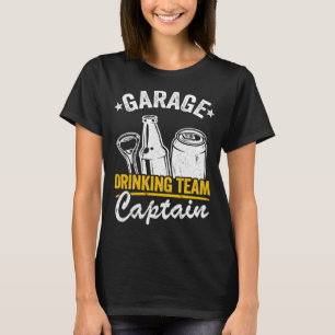 Camiseta Funny Beer Garage Drinker Garage Dragage Team Cap