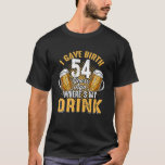 Camiseta Funny Beer Lovers 1968 54 Years Old 54Th Birthday<br><div class="desc">This is a great retro vintage t shirt as Father birthday gift,  Father's day gift,  mom's Birthday gift,  mother's birthday,  grandmother,  grandma,  mom,  mommy,  auntie,  dad,  daddy,  papa,  grandpa, uncle,  friends that has a unique sense of style.</div>