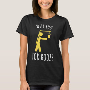 Camiseta Funny Beer Runner
