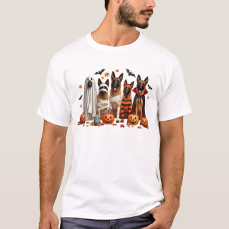 Camiseta Funny belga Malinois Halloween Perro Lover