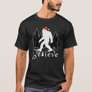 Camiseta Funny Believe Bigfoot Sasquatch Creature December
