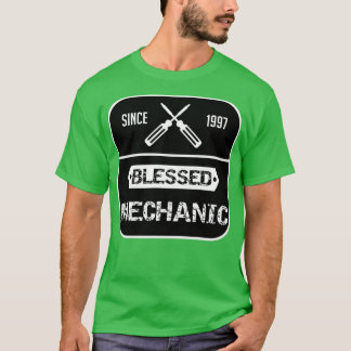 Camiseta Funny bendecido mecánico para el amante de los coc