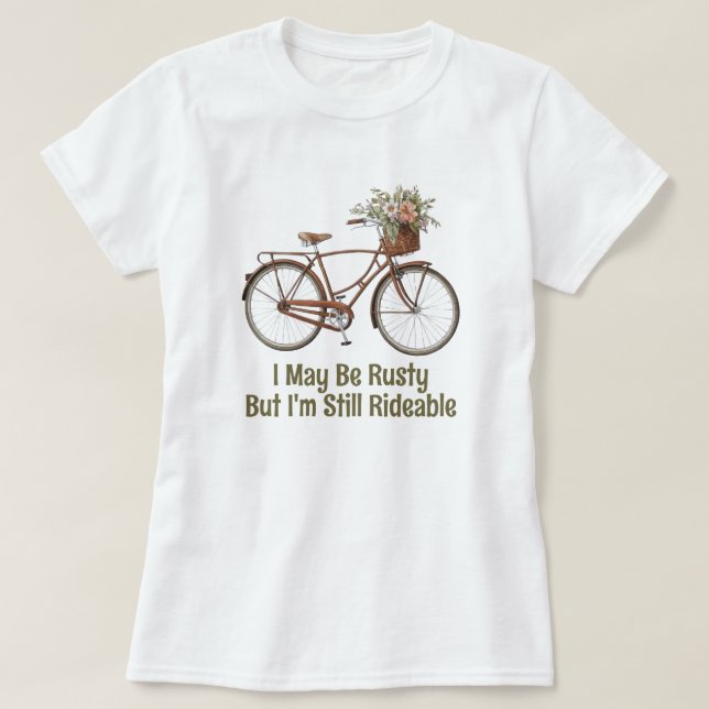 Camiseta Funny Bicicleta Vintage (Diseño del anverso)