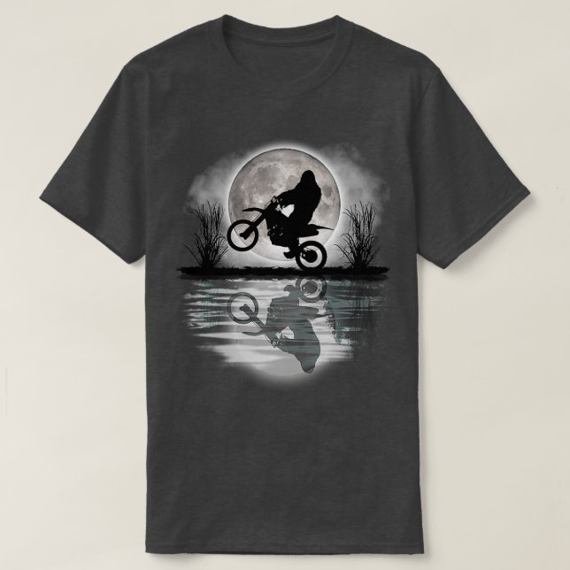 Camiseta Funny Bigfoot Dirt Bike Rider Supercross Motocross (Diseño del anverso)