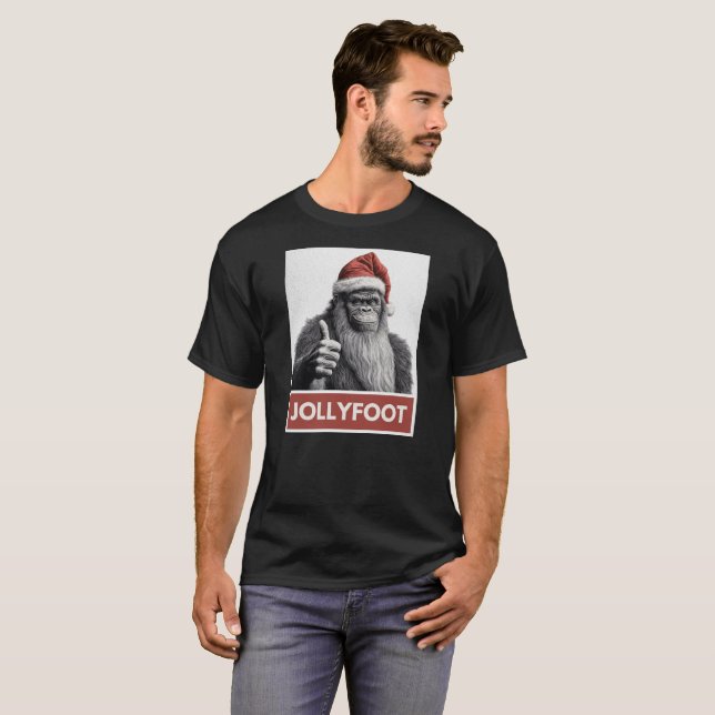 Camiseta Funny Bigfoot Navidades (Anverso completo)