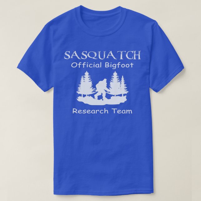 Camiseta Funny Bigfoot Outdoor Sasquatch Research Team Offi (Diseño del anverso)