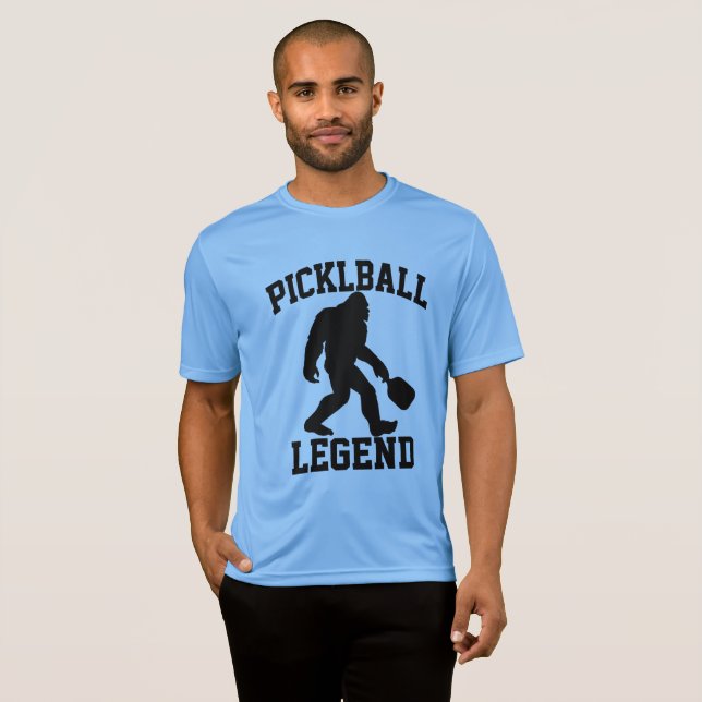 Camiseta Funny Bigfoot Pickleball Legend (Anverso completo)