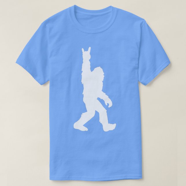 Camiseta Funny Bigfoot Rock and Roll for Sasquatch Believer (Diseño del anverso)