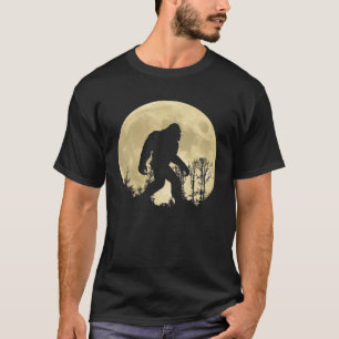 Camiseta Funny Bigfoot Sasquatch Full Moon Forest