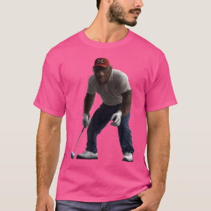 Camiseta Funny Bigfoot Sasquatch Golfer Coach Golf