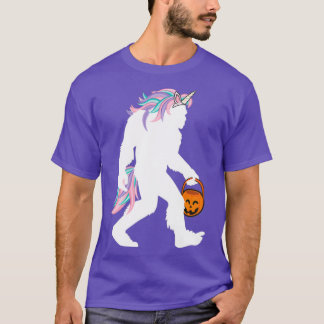 Camiseta Funny Bigfoot Sasquatch Unicorn Costuma