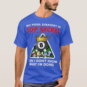 Camiseta Funny Billiards Pool Design For Men Women Pool Pla