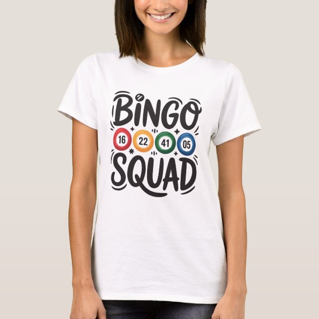 Camiseta Funny Bingo Lover Design – Bingo Player Gift (Anverso)