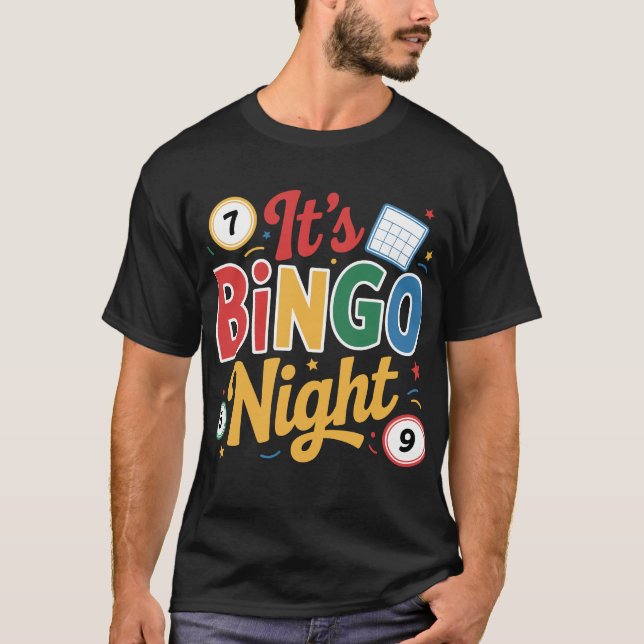 Camiseta Funny Bingo Lover Design – Bingo Player Gift (Anverso)