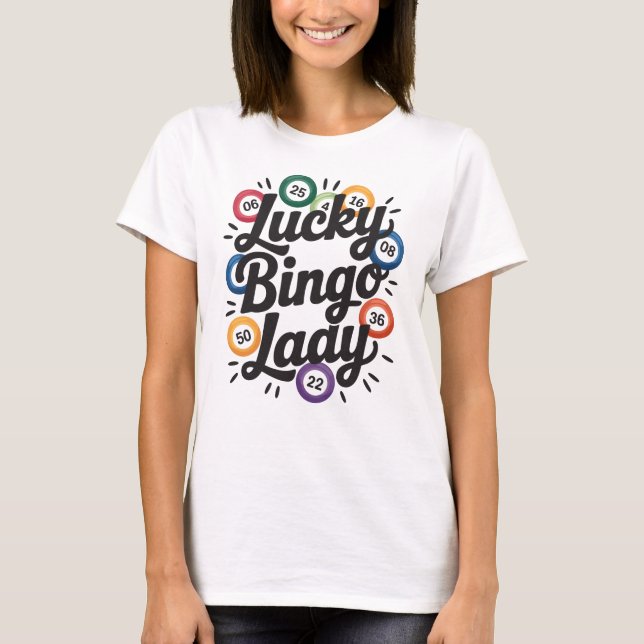 Camiseta Funny Bingo Lover Design – Bingo Player Gift (Anverso)