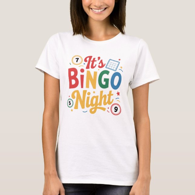 Camiseta Funny Bingo Lover Design – Bingo Player Gift (Anverso)