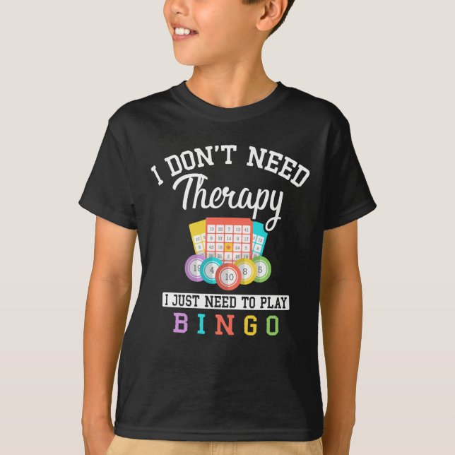 Camiseta Funny Bingo Player Chiste (Anverso)
