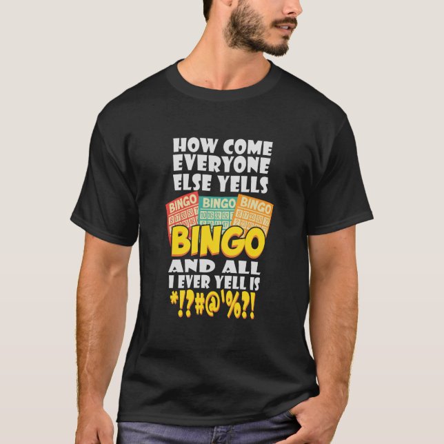 Camiseta Funny Bingo Player Gift (Anverso)