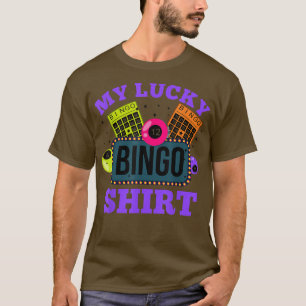 Camiseta Funny Bingo Player My Lucky Bingo T-Shirt Copy Cop