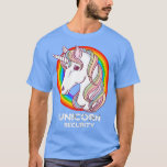 Camiseta Funny Birthday Girl Gifts Dad Mom Daughter Unicorn<br><div class="desc">Funny Birthday Girl Gifts Dad Mom Daughter Unicorn Security   1  .</div>