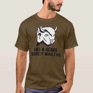Camiseta Funny Bison Shirt Buffalo Shirt Funny Beard Shirt 