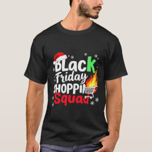 Camiseta Funny Black Friday Shopping Squad