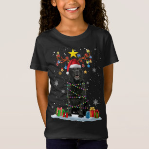 Camiseta Funny Black Lab Navidades Perros Navidades de reno