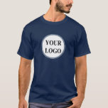 Camiseta Funny Black White Manly crea tu propio LOGO<br><div class="desc">Hombres Personalizados Regala LOGO Personalizado Golfer. Puedes personalizar con tu foto,  logotipo o con tu texto. Puede colocarlos como desee en la página de personalización. Divertido,  único,  bonito o personal,  es tu elección.</div>