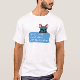 Camiseta Funny Blue French Bulldog