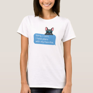 Camiseta Funny Blue French Bulldog