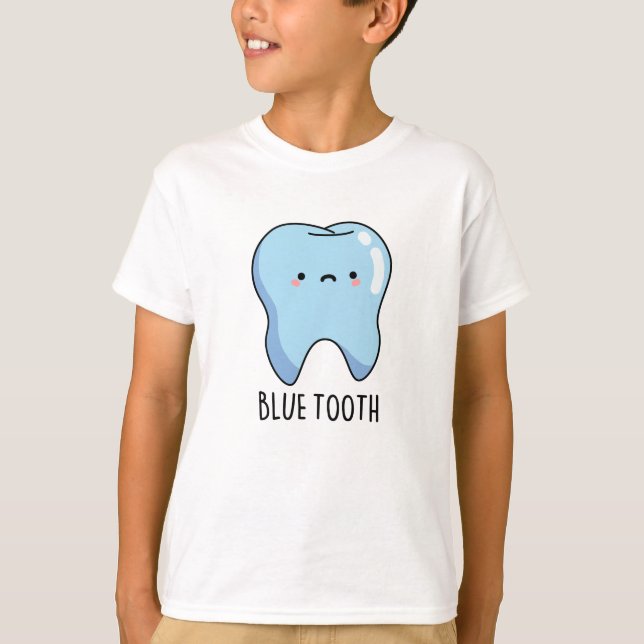 Camiseta Funny Bluetooth Técnica Blue Tooth Pun (Anverso)