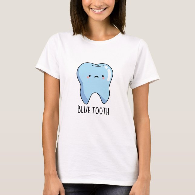 Camiseta Funny Bluetooth Técnica Blue Tooth Pun (Anverso)