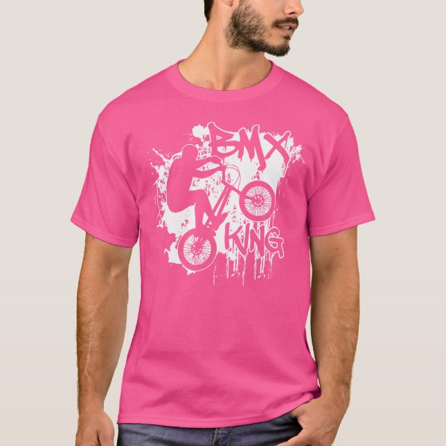 Camiseta Funny Bmx Riding Bicicleta (Anverso)