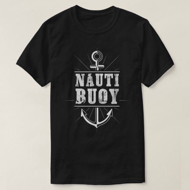 Camiseta Funny Boat Anchor Nautical Boat Captain Boating  (Diseño del anverso)