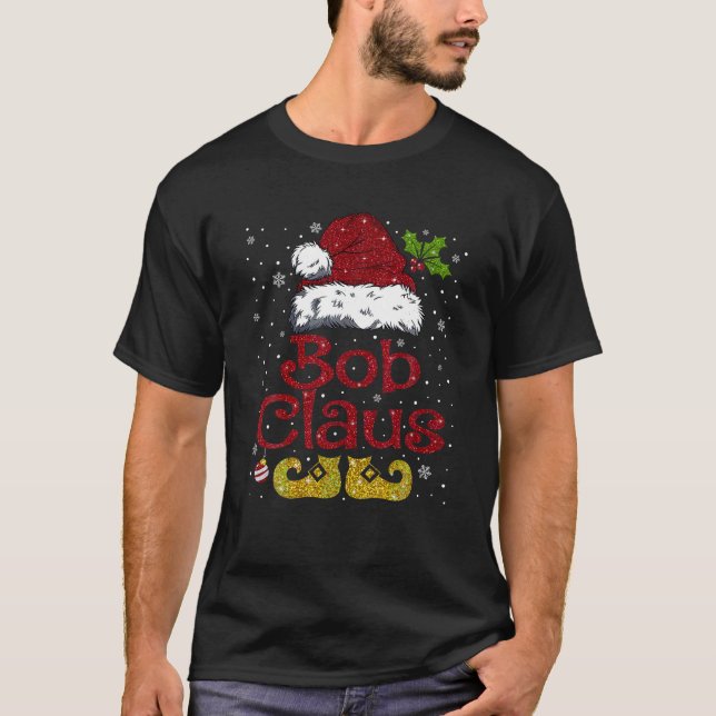 Camiseta Funny Bob Claus Matando a Navidades familiares San (Anverso)