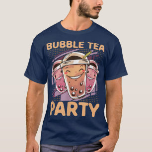 Camiseta Funny Boba Tea Kawaii, Fiesta del té de burbuja
