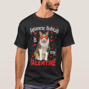 Camiseta Funny Bobtail Japonesa Es Mi Gato De San Valentín