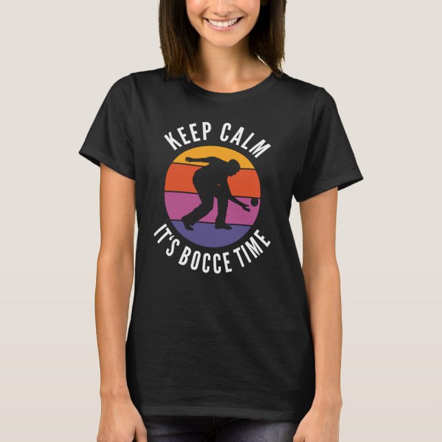 Camiseta Funny Bocce Balls Player-Boules Team (Anverso)