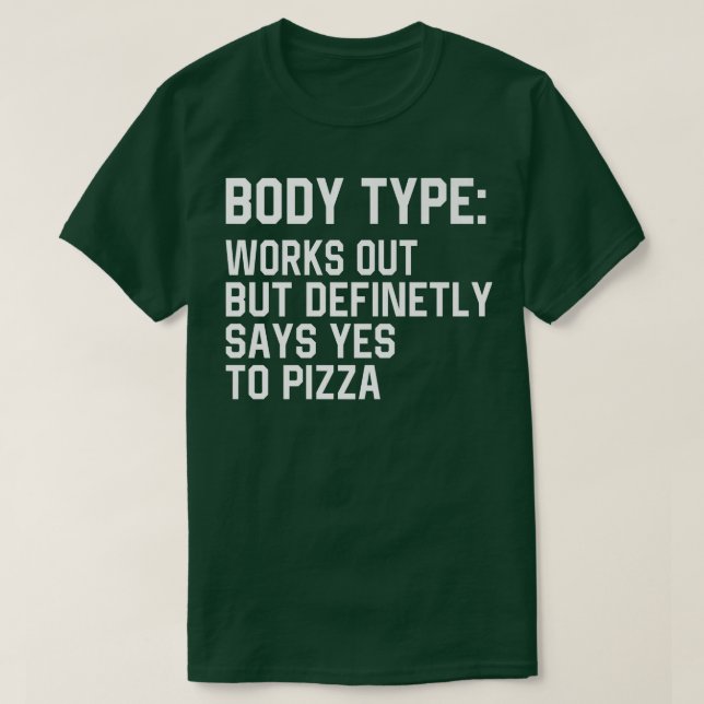 Camiseta Funny Body Type Funciona Pero Definitivamente Dice (Diseño del anverso)
