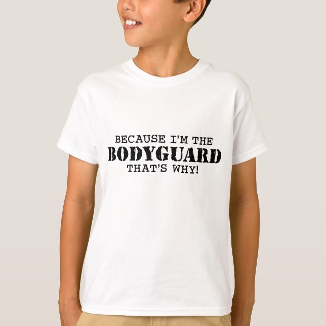 Camiseta Funny Bodyguard (Anverso)