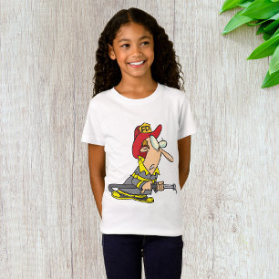 Camiseta Funny bombero con el responsable de emergencias de