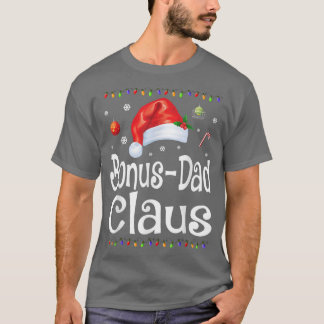 Camiseta Funny Bonus Dad Claus Navidades Pajamas Santa Gif