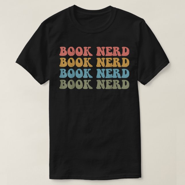 Camiseta Funny Books Reader Book Nerd Vintage Graphic  (Diseño del anverso)