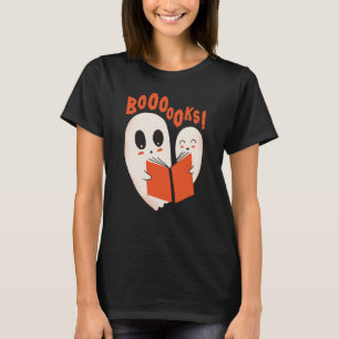 Camiseta Funny Bookworm Ghost Halloween Costume Boooooks