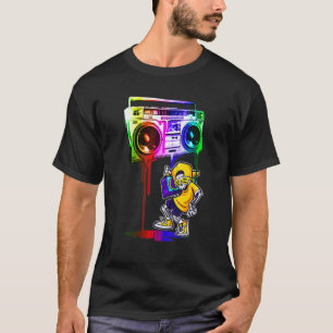 Camiseta Funny Boombox de Guay Hip Hop Cute Music Skull