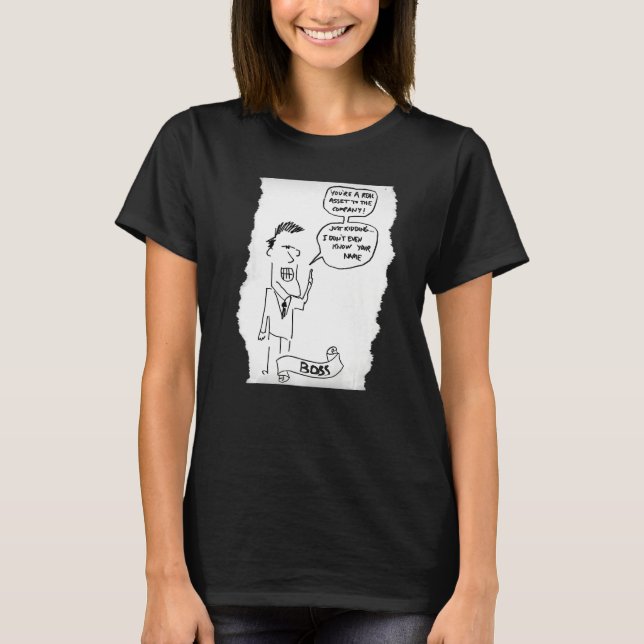 Camiseta Funny Boss Doesn't Know Who You Are Premium (Anverso)
