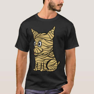 Camiseta Funny Boston Terrier Scary Mummy disstume Hallowee