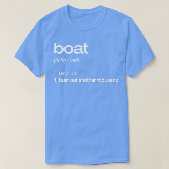 Camiseta Funny Bote de Bote de Bote Propietario Bote Regalo (Diseño del anverso)