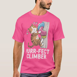 Camiseta Funny Bouldering Cat Rock Climbing Cat Lover Des